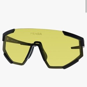 Prada Yellow and Black Sunglasses